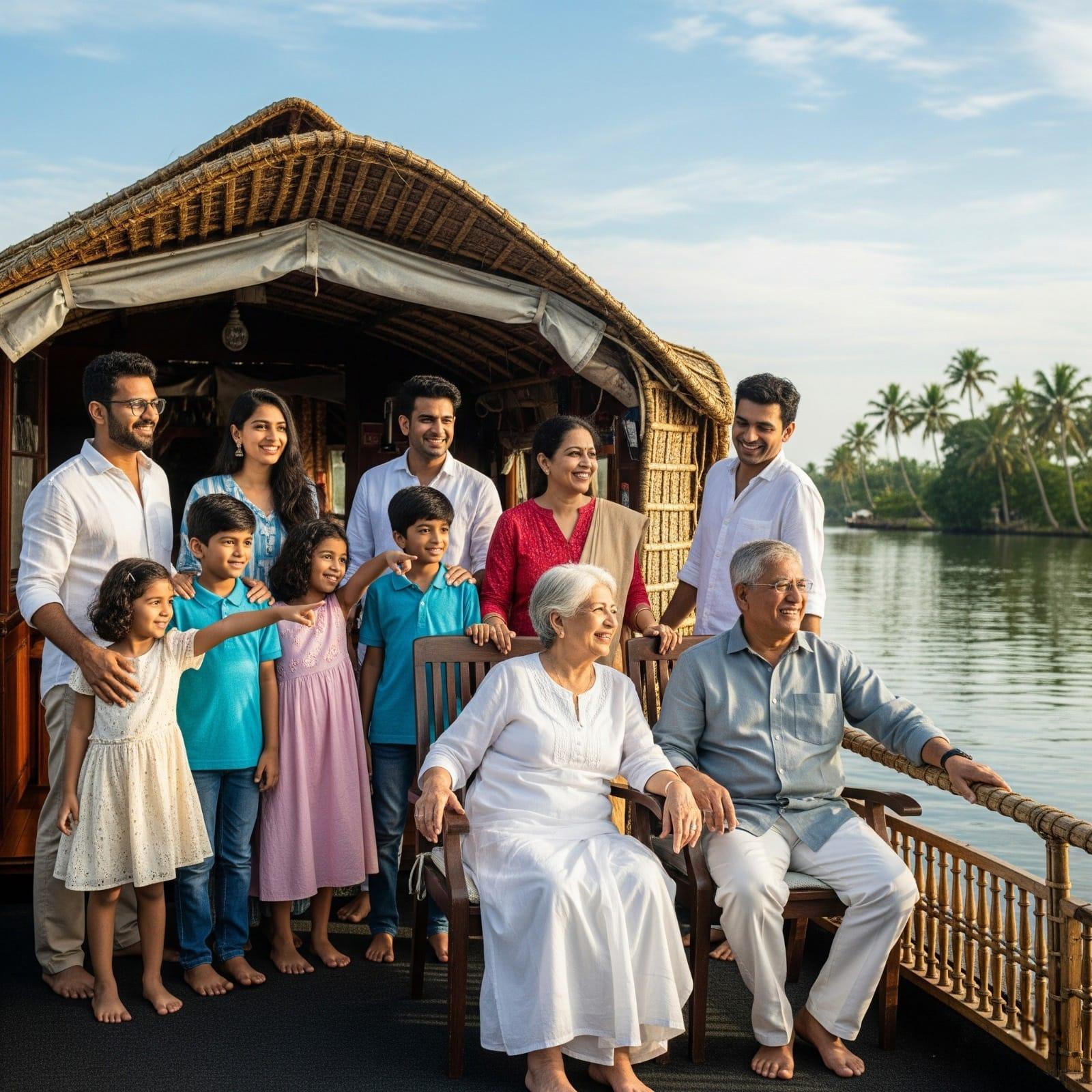 Luxury travellers enjoying a premium holiday experience